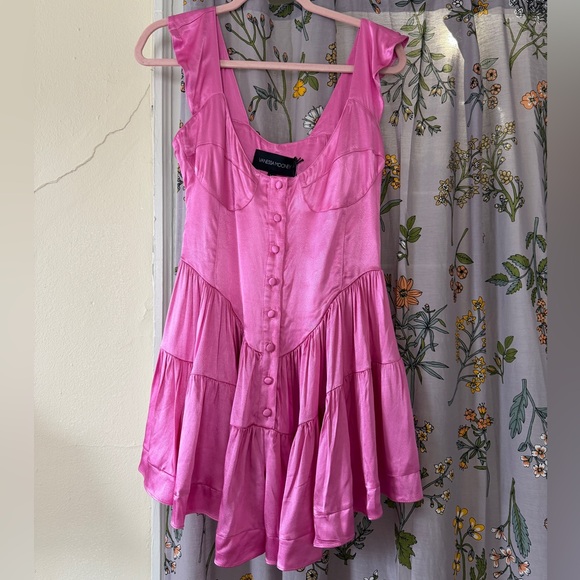Vanessa Mooney Vibrant Pink Elisabeth Romper NWT - Picture 2 of 10
